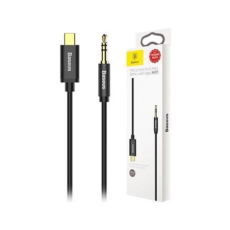 BASEUS Yiven M01 USB-C til hovedtelefon jackstikadapter 1.2m